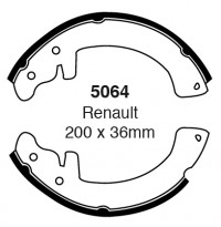 Szczęki hamulcowe (przód)  5064