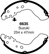 Szczęki hamulcowe (tyl)  6635