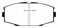 Klocki hamulcowe (przód) RedStuff DP3610C