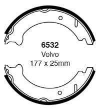 Szczęki hamulcowe (tyl)  6532