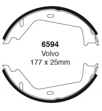Szczęki hamulcowe (tyl)  6594