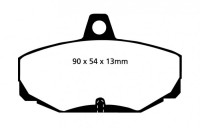Klocki hamulcowe (tył) RedStuff DP3617C