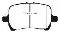 Klocki hamulcowe (przód) Ultimax DP1763