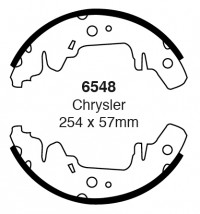 Szczęki hamulcowe (tyl)  6548
