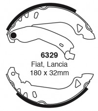 Szczęki hamulcowe (tyl) Bendix 6329