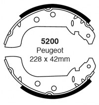 Szczęki hamulcowe (tyl) Bendix 5200