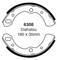Szczęki hamulcowe (przód)  6308