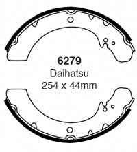 Szczęki hamulcowe (tyl)  6279