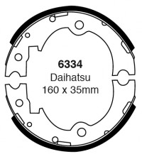 Szczęki hamulcowe (tyl)  6334