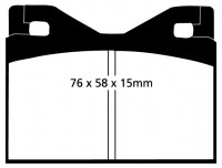 Klocki hamulcowe (tył) RedStuff DP3126C