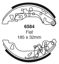 Szczęki hamulcowe (tyl)  6584