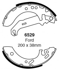 Szczęki hamulcowe (tyl)  6529