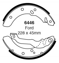 Szczęki hamulcowe (tyl)  6446