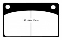 Klocki hamulcowe (tył) YellowStuff DP4143R