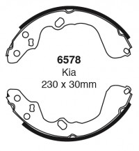 Szczęki hamulcowe (tyl)  6578