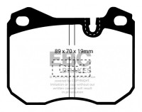 Klocki hamulcowe (przód) RedStuff DP3345C