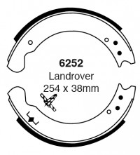 Szczęki hamulcowe (tyl)  6252
