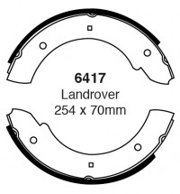 Szczęki hamulcowe (tyl)  6417