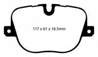 Klocki hamulcowe (tył) RedStuff DP32068C