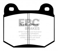 Klocki hamulcowe (tył) RedStuff DP31537C