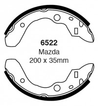 Szczęki hamulcowe (tyl)  6522