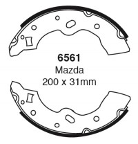 Szczęki hamulcowe (tyl)  6561