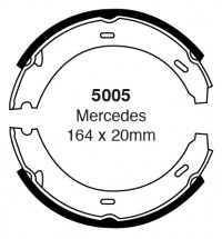 Szczęki hamulcowe (tyl)  5005