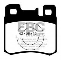 Klocki hamulcowe (tył) RedStuff DP3846C