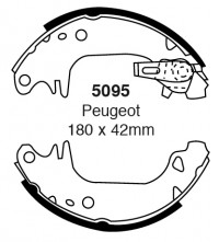 Szczęki hamulcowe (tyl) Bendix 5095