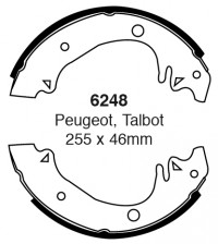 Szczęki hamulcowe (tyl)  6248