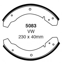 Szczęki hamulcowe (tyl)  5083